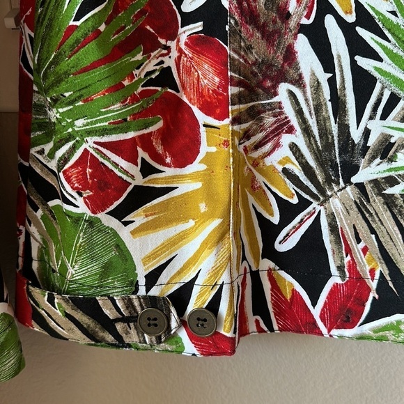 ADDITIONS BY CHICO’S Tropical Print Jean Jacket - Picture 8 of 8